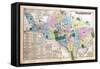 1879, Index Map, District of Columbia, United States-null-Framed Stretched Canvas