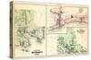 1879, Mattapoisett Town, Sippican, Old Landing Village, Mattapoisett, Massachusetts, Unite States-null-Stretched Canvas