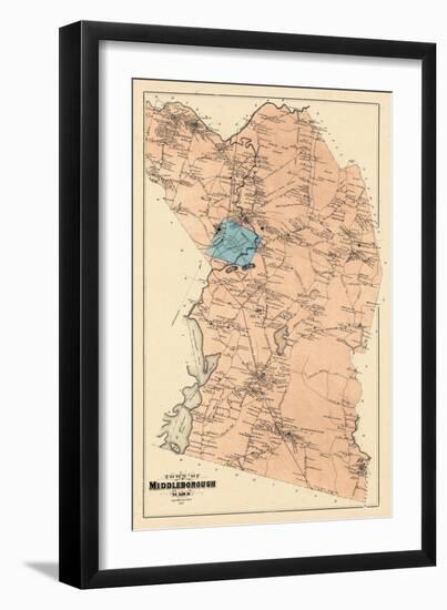 1879, Middleborough Town, Massachusetts, United States-null-Framed Giclee Print