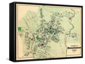 1879, Middleborough Village, Massachusetts, United States-null-Framed Stretched Canvas