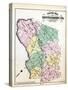 1879, Montgomery County Outline Map, District of Columbia, United States-null-Stretched Canvas