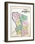 1879, Montgomery County Outline Map, District of Columbia, United States-null-Framed Giclee Print