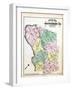 1879, Montgomery County Outline Map, District of Columbia, United States-null-Framed Giclee Print