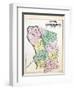 1879, Montgomery County Outline Map, District of Columbia, United States-null-Framed Giclee Print