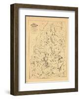 1879, Moosehead Lake, Maine-null-Framed Giclee Print