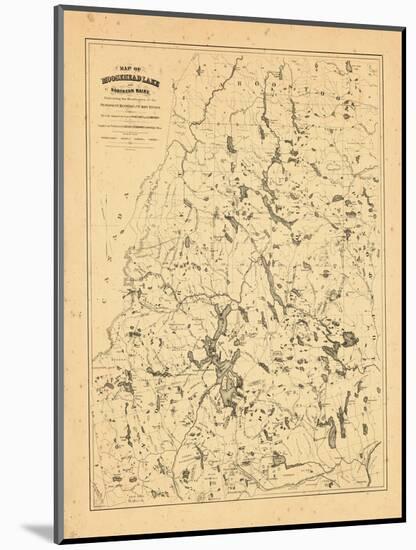 1879, Moosehead Lake, Maine-null-Mounted Giclee Print