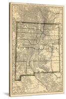 1879, New Mexico State Map, New Mexico, United States-null-Stretched Canvas