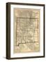 1879, New Mexico State Map, New Mexico, United States-null-Framed Giclee Print