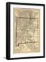 1879, New Mexico State Map, New Mexico, United States-null-Framed Giclee Print