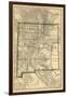 1879, New Mexico State Map, New Mexico, United States-null-Framed Giclee Print