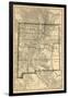 1879, New Mexico State Map, New Mexico, United States-null-Framed Giclee Print