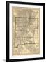 1879, New Mexico State Map, New Mexico, United States-null-Framed Premium Giclee Print