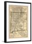 1879, New Mexico State Map, New Mexico, United States-null-Framed Giclee Print