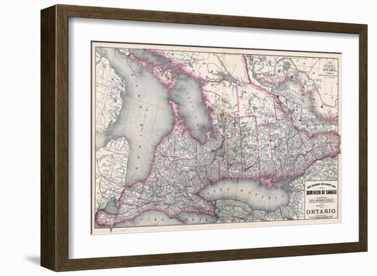 1879, Ontario Province, Canada-null-Framed Giclee Print