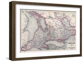 1879, Ontario Province, Canada-null-Framed Giclee Print