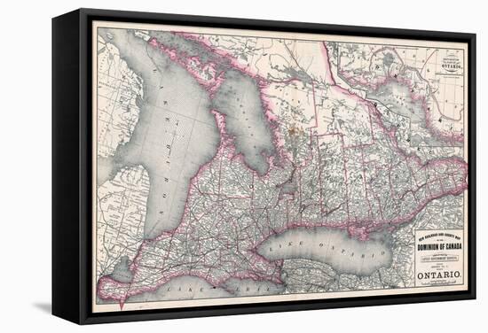 1879, Ontario Province, Canada-null-Framed Stretched Canvas