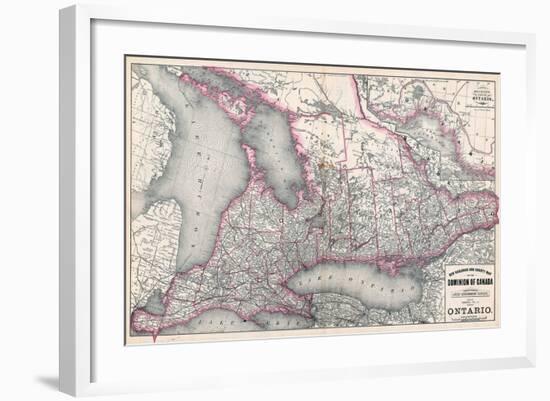 1879, Ontario Province, Canada-null-Framed Giclee Print