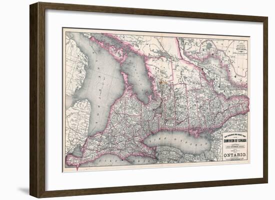 1879, Ontario Province, Canada-null-Framed Giclee Print