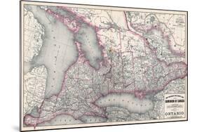 1879, Ontario Province, Canada-null-Mounted Giclee Print