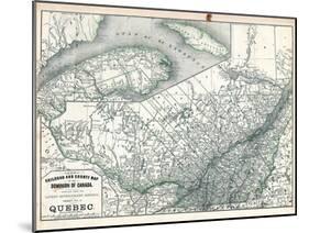 1879, Quebec Province, Canada-null-Mounted Giclee Print