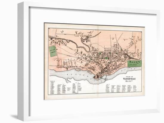 1879, Waterville, Maine, United States-null-Framed Giclee Print