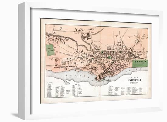 1879, Waterville, Maine, United States-null-Framed Giclee Print