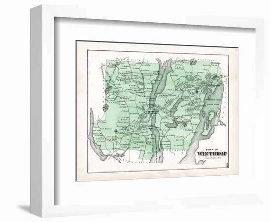 1879, Winthrop, Maine, United States-null-Framed Giclee Print