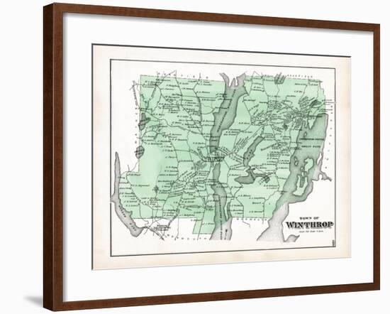 1879, Winthrop, Maine, United States-null-Framed Giclee Print