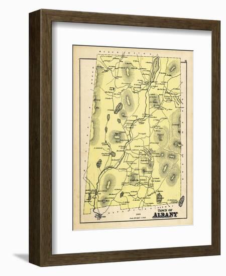 1880, Albany Town, Maine, United States-null-Framed Giclee Print