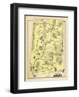 1880, Albany Town, Maine, United States-null-Framed Giclee Print