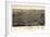 1880, Ann Arbor Bird's Eye View, Michigan, United States-null-Framed Giclee Print