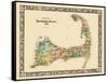 1880, Barnstable County and Cape Cod B, Massachusetts, United States-null-Framed Stretched Canvas