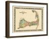 1880, Barnstable County and Cape Cod B, Massachusetts, United States-null-Framed Premium Giclee Print