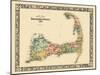 1880, Barnstable County and Cape Cod B, Massachusetts, United States-null-Mounted Premium Giclee Print