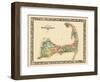 1880, Barnstable County and Cape Cod B, Massachusetts, United States-null-Framed Giclee Print