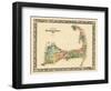 1880, Barnstable County and Cape Cod B, Massachusetts, United States-null-Framed Giclee Print