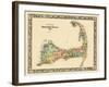 1880, Barnstable County and Cape Cod B, Massachusetts, United States-null-Framed Giclee Print