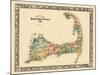 1880, Barnstable County and Cape Cod B, Massachusetts, United States-null-Mounted Giclee Print