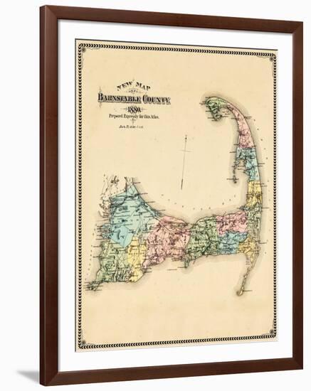 1880, Barnstable County and Cape Cod, Massachusetts, United States-null-Framed Giclee Print