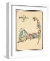 1880, Barnstable County and Cape Cod, Massachusetts, United States-null-Framed Giclee Print