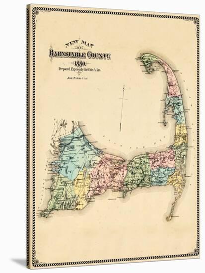 1880, Barnstable County and Cape Cod, Massachusetts, United States-null-Stretched Canvas