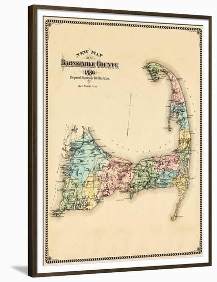 1880, Barnstable County and Cape Cod, Massachusetts, United States-null-Framed Premium Giclee Print