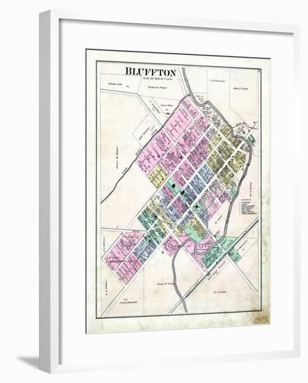 1880, Bluffton, Ohio, United States-null-Framed Giclee Print