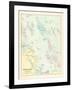 1880, Falmouth, Foreside and Adjacent Islands in Casco Bay, Maine, United States-null-Framed Giclee Print