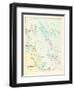 1880, Falmouth, Foreside and Adjacent Islands in Casco Bay, Maine, United States-null-Framed Giclee Print