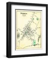 1880, Fryeburg Village, Maine, United States-null-Framed Giclee Print