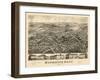1880, Hopkinton Bird's Eye View, Massachusetts, United States-null-Framed Giclee Print