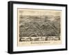 1880, Hopkinton Bird's Eye View, Massachusetts, United States-null-Framed Giclee Print