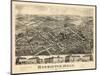 1880, Hopkinton Bird's Eye View, Massachusetts, United States-null-Mounted Giclee Print