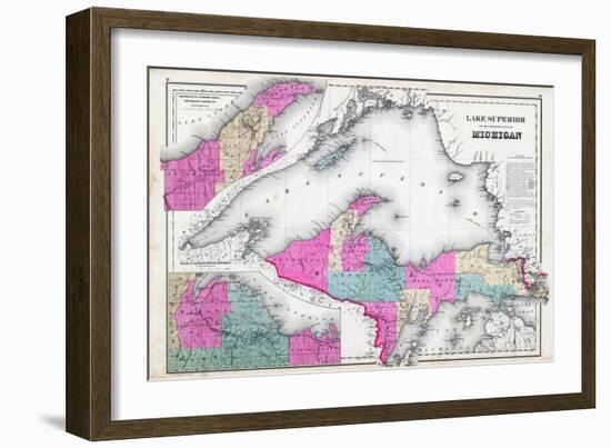 1880, Lake Superior, Michigan, United States-null-Framed Giclee Print